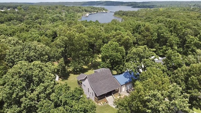26569 County Road 225, Flemington, MO 65650 - bird's eye view of a large body of water and a forest