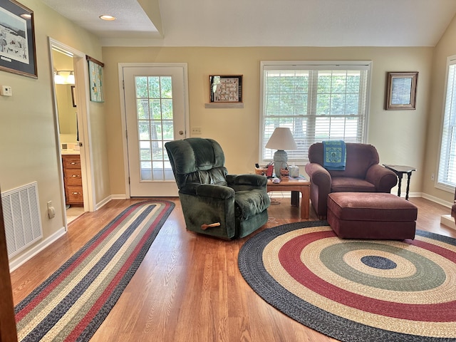 26569 County Road 225, Flemington, MO 65650 - living area with wood finished floors and baseboards