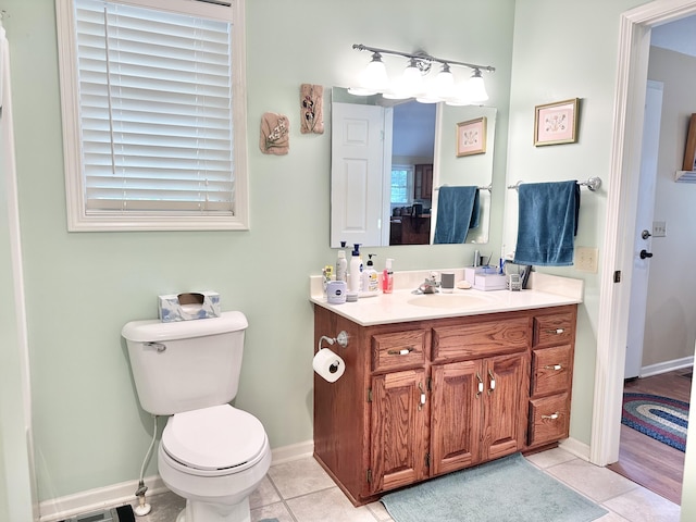 26569 County Road 225, Flemington, MO 65650 - bathroom with vanity and tile patterned floors