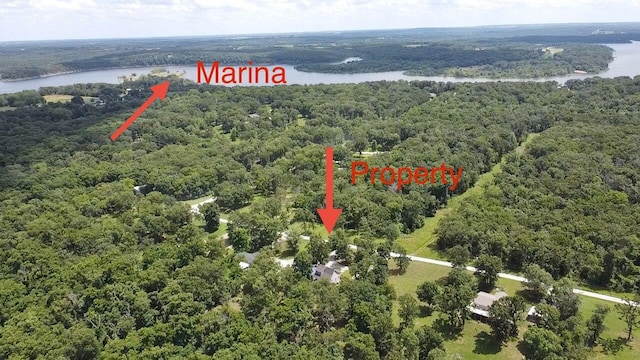 26569 County Road 225, Flemington, MO 65650 - drone / aerial view of a nearby body of water