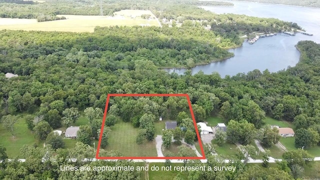 26569 County Road 225, Flemington, MO 65650 - view of property location featuring a nearby body of water and property boundaries highlighted