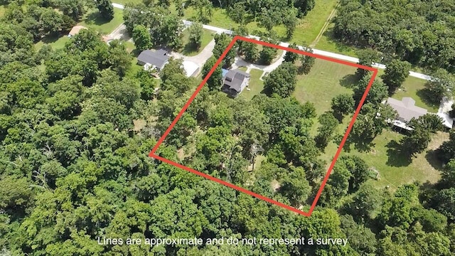 26569 County Road 225, Flemington, MO 65650 - aerial overview of property's location with property parcel outlined