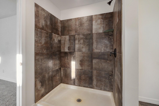 2000 E Greenwich Dr, Ozark, MO 65721 - bathroom featuring a tile shower