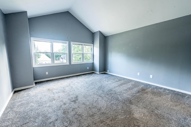 4147 E Kellis Ct, Springfield, MO 65802 - carpeted empty room with vaulted ceiling and baseboards