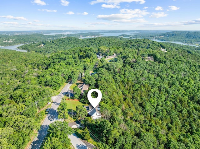 2505 Talking Rocks Rd, Branson West, MO 65737 - bird's eye view of a forest