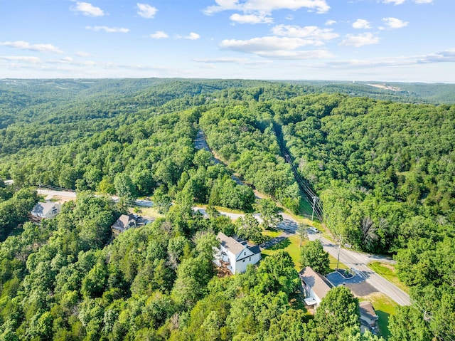 2505 Talking Rocks Rd, Branson West, MO 65737 - aerial view of property and surrounding area featuring a forest