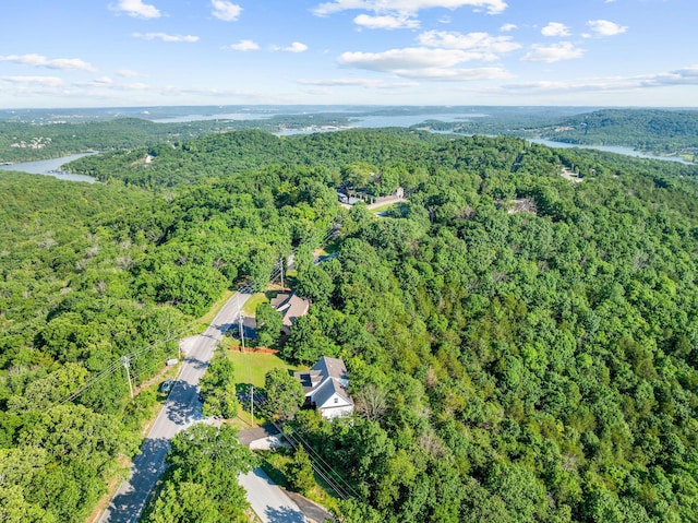 2505 Talking Rocks Rd, Branson West, MO 65737 - aerial view of property's location featuring a heavily wooded area