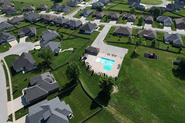 1604 N Bristol Ave, Springfield, MO 65802 - aerial view of property and surrounding area with a pool area and nearby suburban area