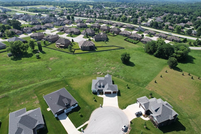 1604 N Bristol Ave, Springfield, MO 65802 - aerial view of property and surrounding area with nearby suburban area