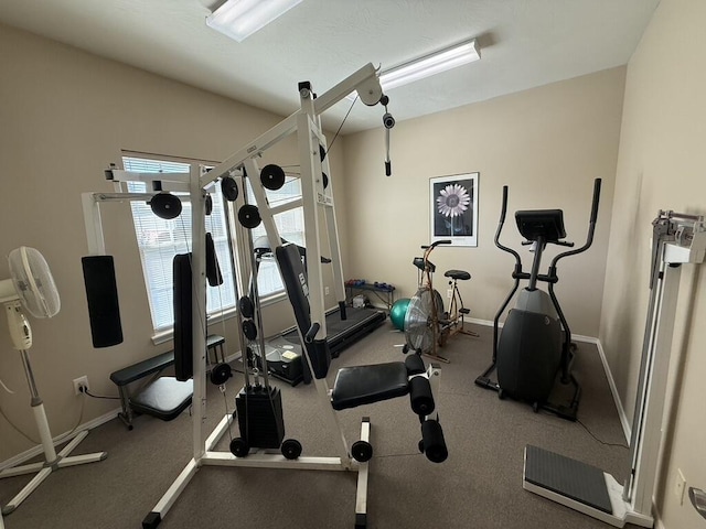 1352 N Sandy Creek Cir Unit 3, Nixa, MO 65714 - exercise room with baseboards