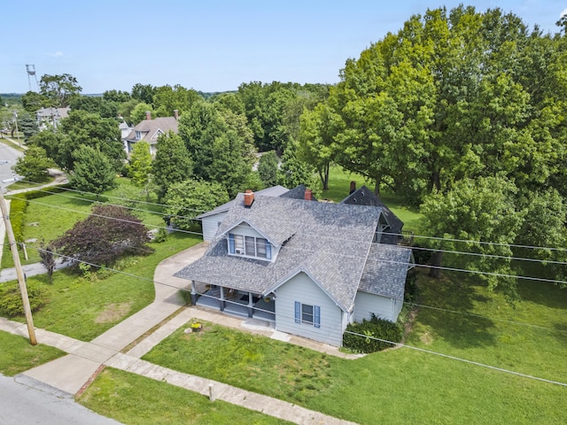 400 E Walker St, Ash Grove, MO 65604 - aerial view of property and surrounding area