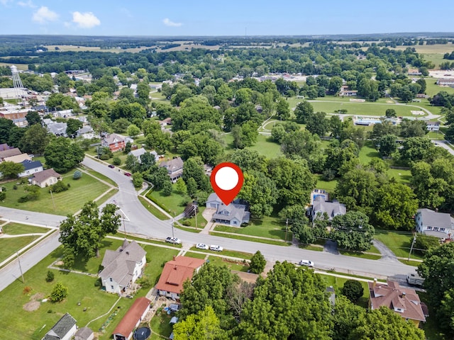 400 E Walker St, Ash Grove, MO 65604 - aerial view of property and surrounding area featuring a tree filled landscape