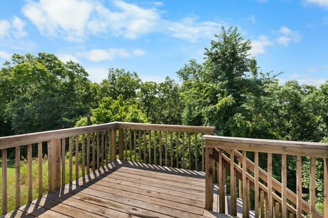 223 Roundhill Rd, Branson, MO 65616 - view of wooden deck