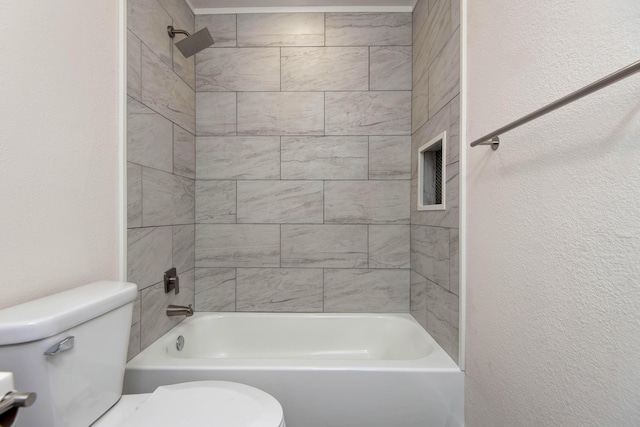 1830 N Hillcrest Ave, Springfield, MO 65802 - bathroom with shower / tub combination and a textured wall