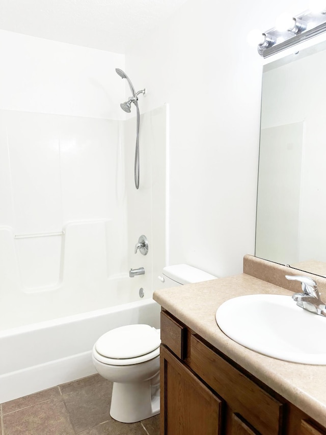 751 Logan St, Rogersville, MO 65742 - bathroom featuring vanity, shower / washtub combination, and tile patterned floors