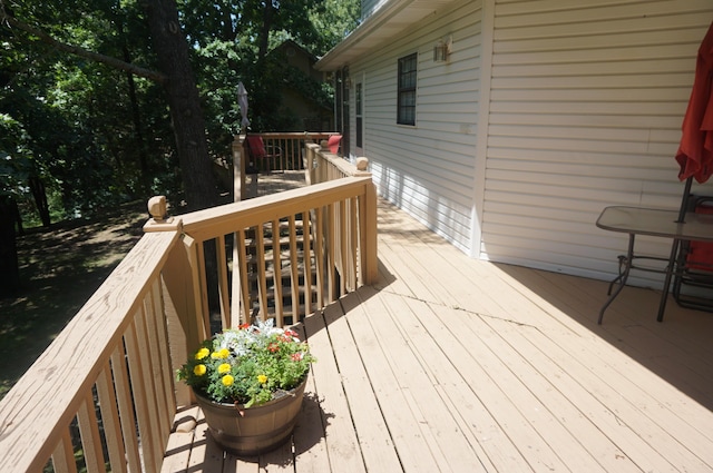 1350 Pointe Royale Dr, Branson, MO 65616 - view of wooden terrace
