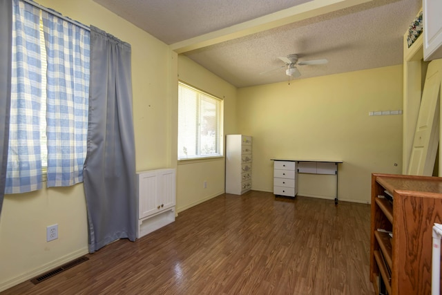 730 Peebles Point Rd, Cape Fair, MO 65624 - unfurnished room with wood finished floors, ceiling fan, and a textured ceiling