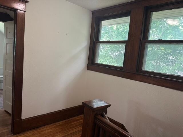 514 N Joplin Ave, Joplin, MO 64801 - stairway with wood finished floors and baseboards