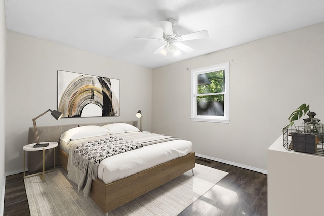 167 Eagle Valley Ct, Hollister, MO 65672 - bedroom featuring wood finished floors and ceiling fan
