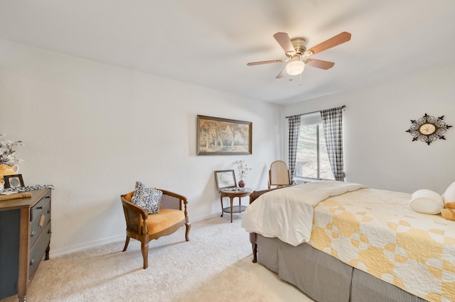 29 Trail Ridge Dr, Kimberling City, MO 65686 - bedroom with light carpet and ceiling fan