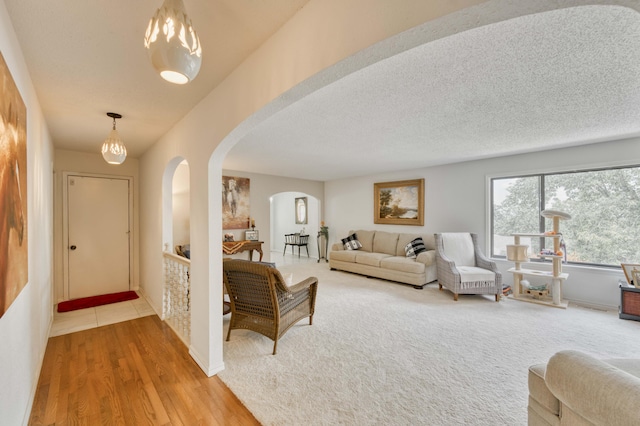 29 Trail Ridge Dr, Kimberling City, MO 65686 - entrance foyer featuring arched walkways and wood finished floors