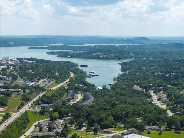 29 Trail Ridge Dr, Kimberling City, MO 65686 - drone / aerial view of a large body of water and a heavily wooded area