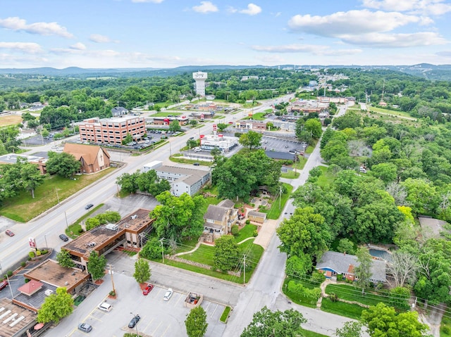 120 N 4th St, Branson, MO 65616 - bird's eye view of a mountainous background