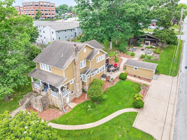 120 N 4th St, Branson, MO 65616 - view from above of property
