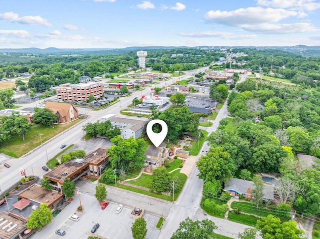 120 N 4th St, Branson, MO 65616 - bird's eye view of a mountainous background
