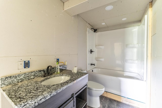30274 State Highway Bb, Lebanon, MO 65536 - bathroom featuring bathing tub / shower combination, vanity, and tile patterned flooring