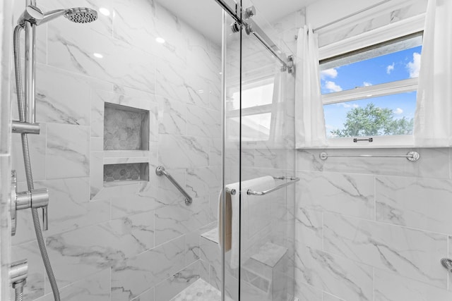 25720 Hillcrest Dr, Shell Knob, MO 65747 - full bath featuring a marble finish shower