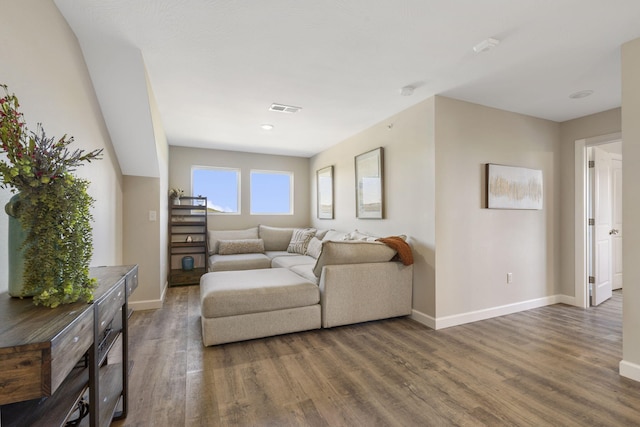 3011 N Vineyards Terrace Parkway Unit 1, 2, 3, 4, Branson, MO 65616 - living area with wood finished floors and recessed lighting