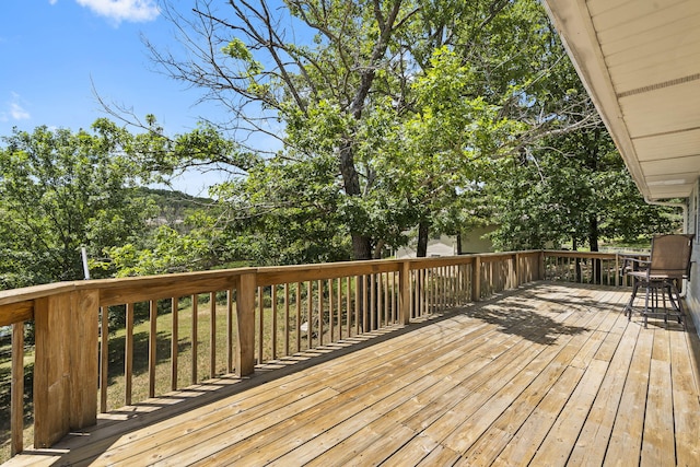 310 Turtle Cove Ln, Reeds Spring, MO 65737 - view of wooden terrace