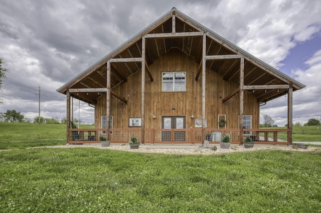 12132 W Farm Road 18, Walnut Grove, MO 65770 - back of house with a lawn