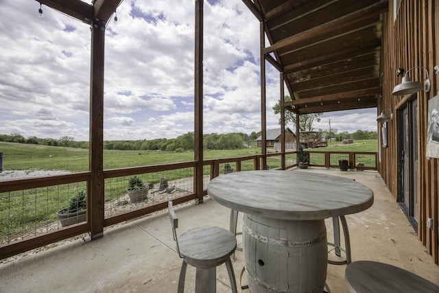 12132 W Farm Road 18, Walnut Grove, MO 65770 - sunroom / solarium with healthy amount of natural light and a view of countryside