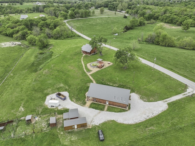 12132 W Farm Road 18, Walnut Grove, MO 65770 - aerial overview of property's location with rural landscape