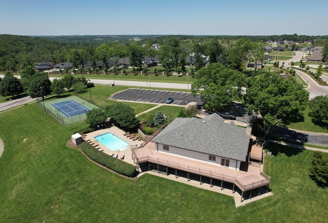 1303 E Eaglegate Pkwy, Springfield, MO 65804 - drone / aerial view of a pool area