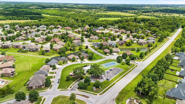 1303 E Eaglegate Pkwy, Springfield, MO 65804 - aerial view of residential area with a large body of water