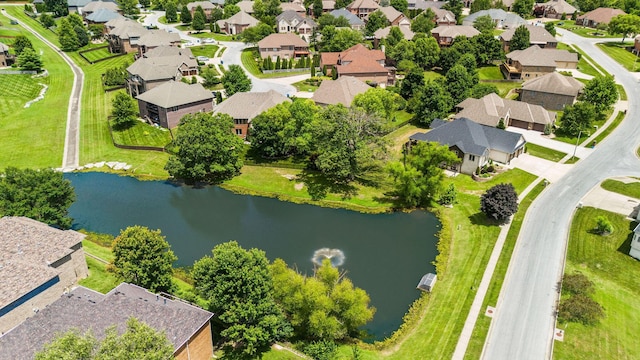 1303 E Eaglegate Pkwy, Springfield, MO 65804 - aerial perspective of suburban area with a large body of water