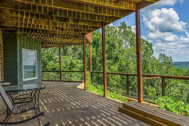 10626 W State Highway 76, Cape Fair, MO 65624 - view of wooden deck