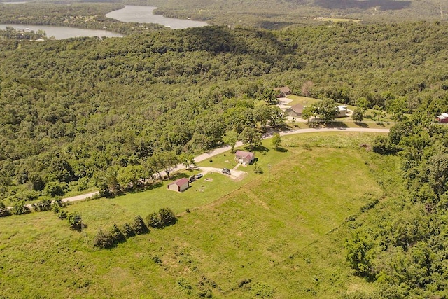 10626 W State Highway 76, Cape Fair, MO 65624 - bird's eye view of a heavily wooded area and a large body of water