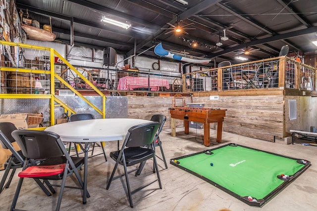 10626 W State Highway 76, Cape Fair, MO 65624 - game room with unfinished concrete flooring
