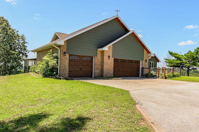 10626 W State Highway 76, Cape Fair, MO 65624 - ranch-style home with an attached garage, concrete driveway, and brick siding