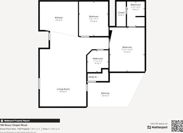 180 Grace Chapel Rd Unit 325, Blue Eye, MO 65611 - view of room layout