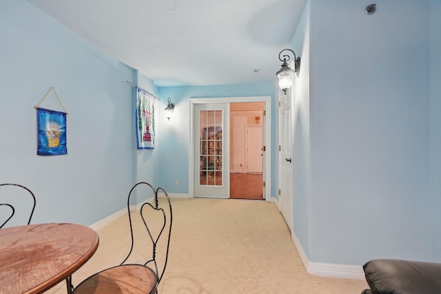 180 Grace Chapel Rd Unit 325, Blue Eye, MO 65611 - hallway with carpet and baseboards