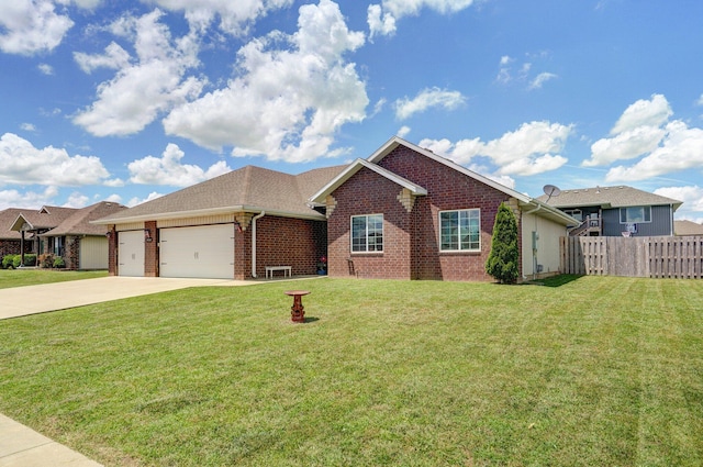4531 W Somerset Dr, Battlefield, MO 65619 - single story home featuring a garage, driveway, and brick siding