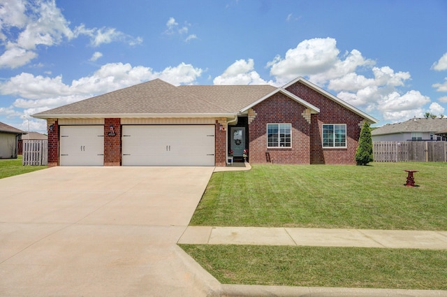 4531 W Somerset Dr, Battlefield, MO 65619 - single story home featuring an attached garage, driveway, brick siding, and roof with shingles