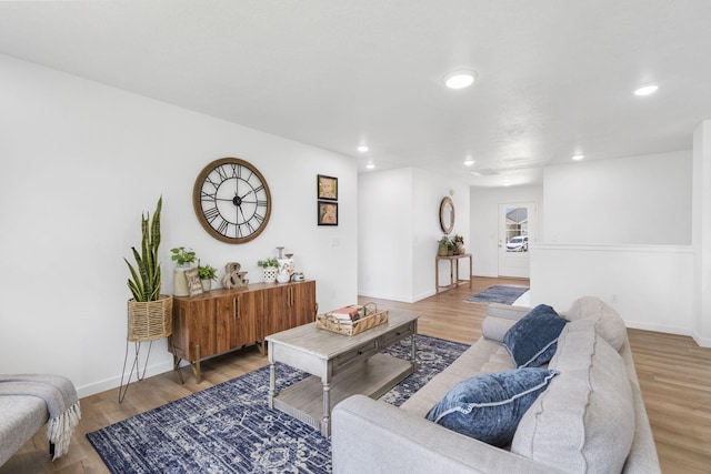 202 N Cheyenne Valley Rd, Nixa, MO 65714 - living area featuring wood finished floors and recessed lighting