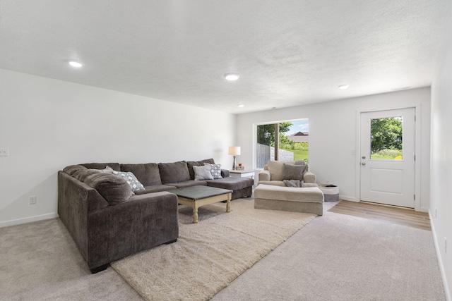 202 N Cheyenne Valley Rd, Nixa, MO 65714 - living room with light colored carpet and recessed lighting