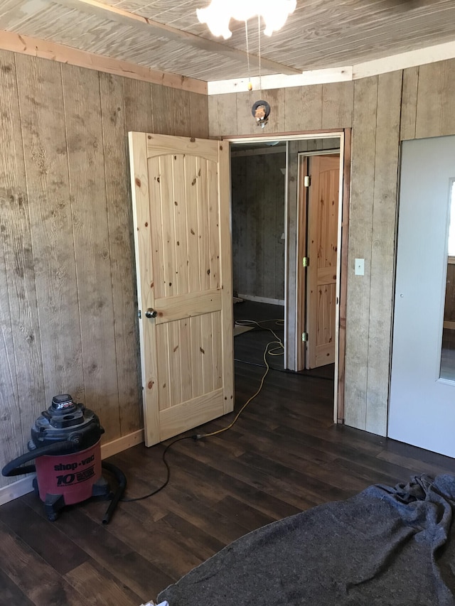 462 Campbell Point Rd, Shell Knob, MO 65747 - bedroom featuring wood walls and wood finished floors